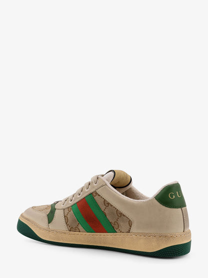Screener leather and GG Supreme Fabric sneakers thumbnail