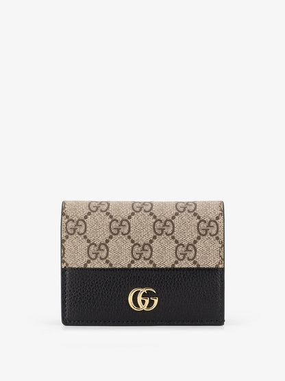 Portacarte Mini Wallet in pelle e Tessuto GG Supreme thumbnail
