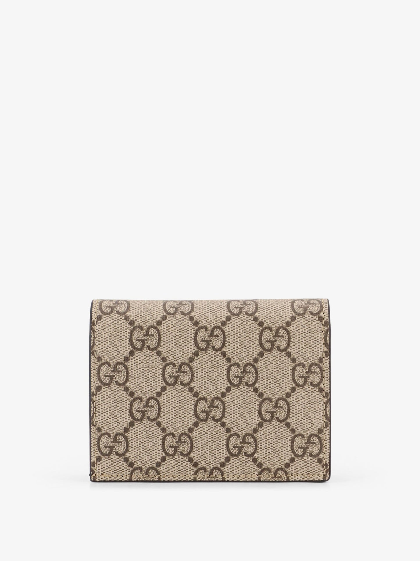 Portacarte Mini Wallet in pelle e Tessuto GG Supreme