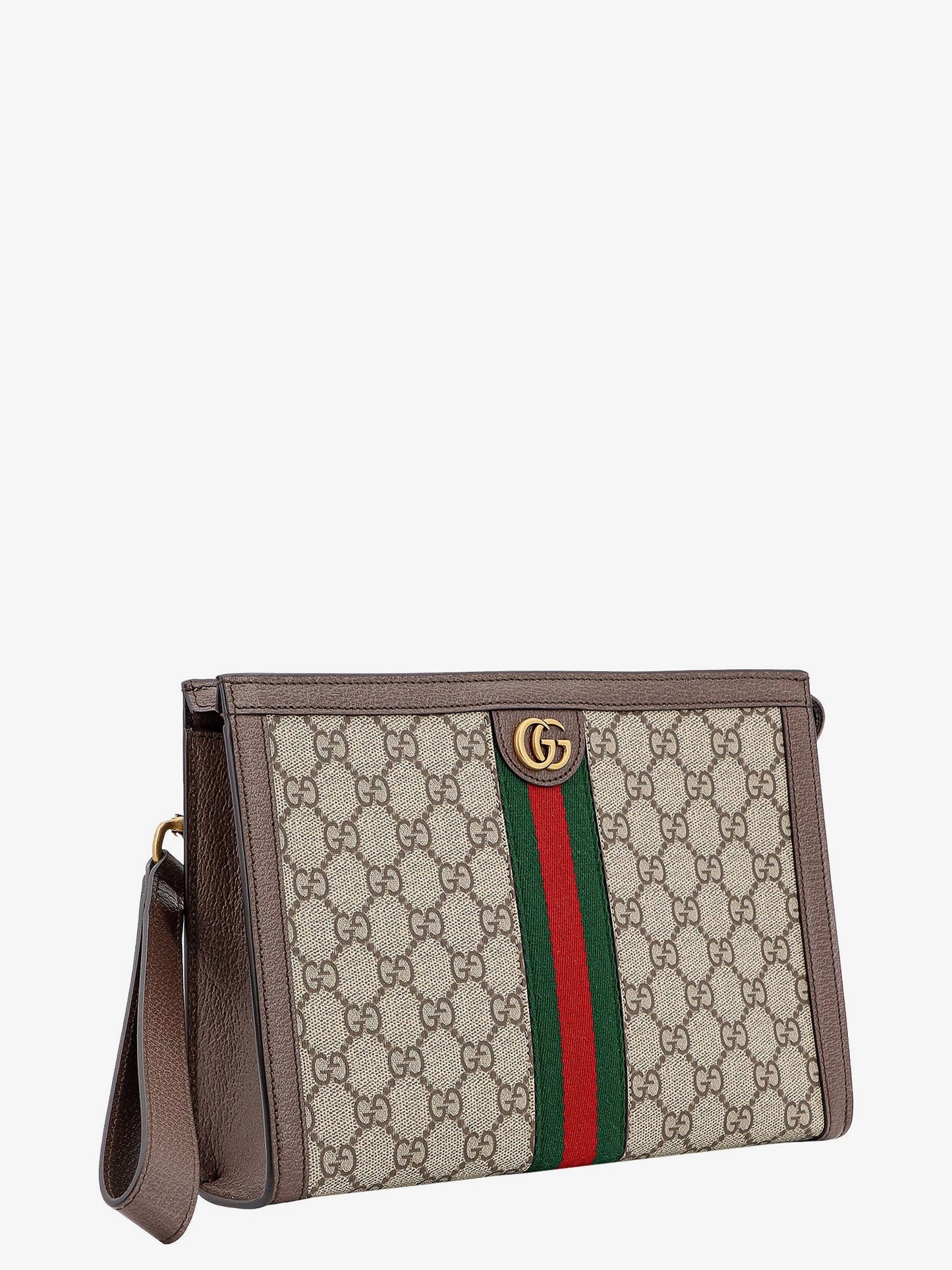 Ophidia GG fabric clutch bag