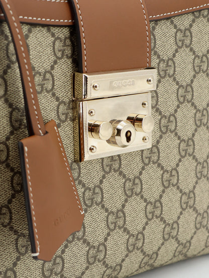 Padlock handbag with shoulder strap thumbnail