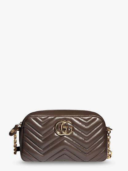 GG Marmont Camera bag leather crossbody bag with chevron stitching thumbnail
