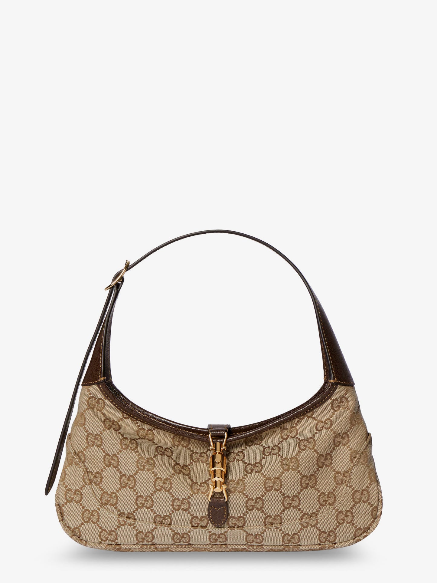 Borsa a spalla Jackie Slim in Tessuto GGe pelle