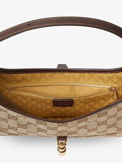 Borsa a spalla Jackie Slim in Tessuto GGe pelle thumbnail