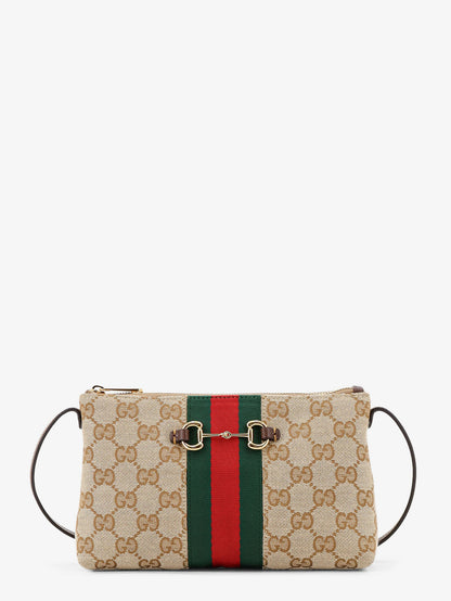 GG fabric crossbody with Nastro Web detail on the front thumbnail