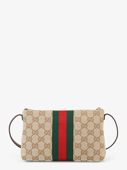 GG fabric crossbody with Nastro Web detail on the front thumbnail