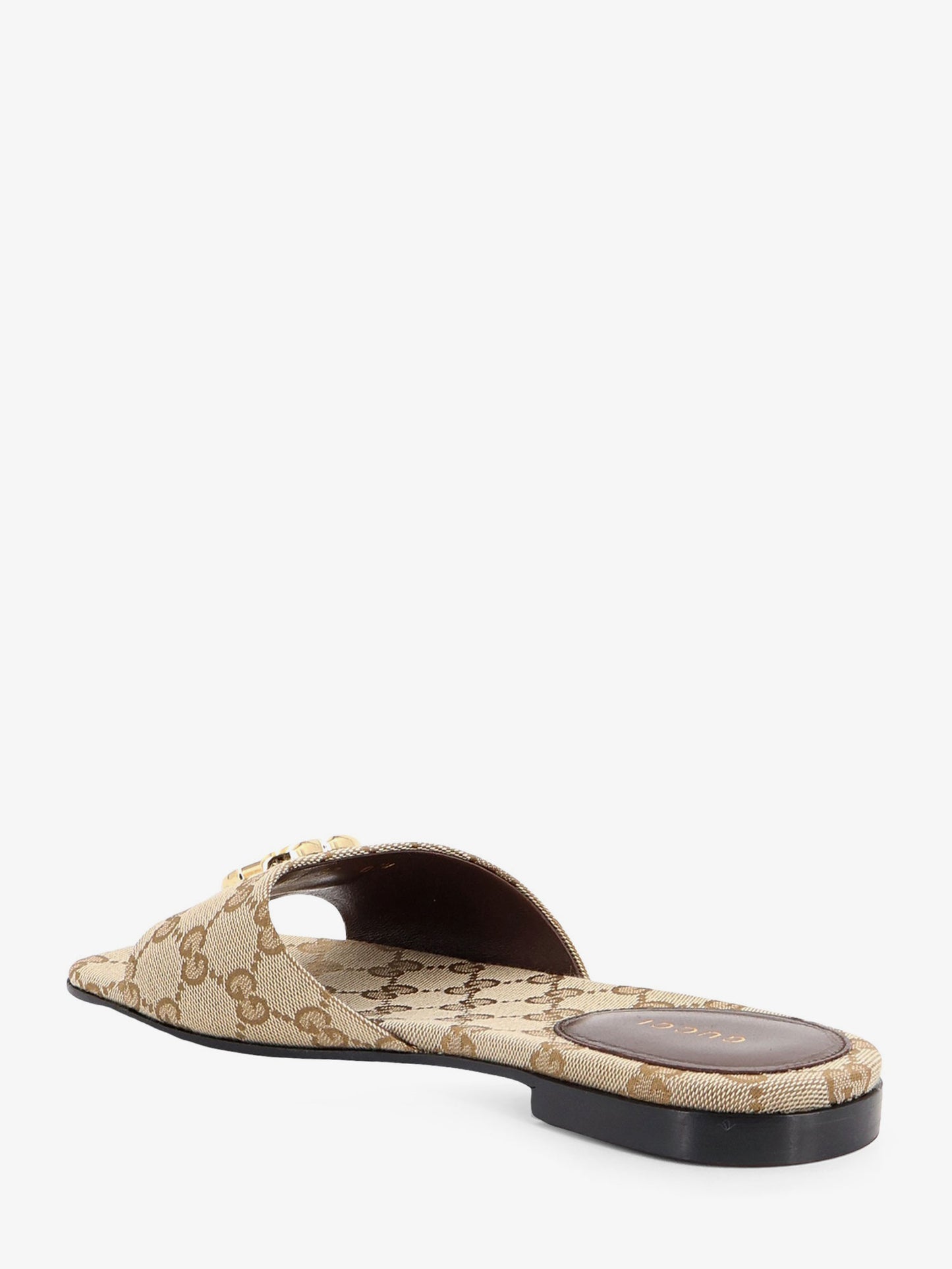GG fabric slide sandals