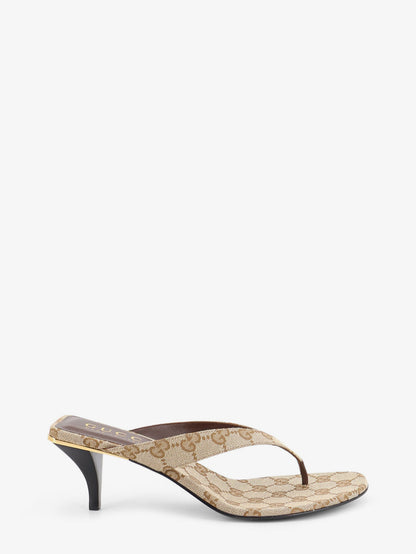 Vittoria GG fabric flip-flops sandals thumbnail