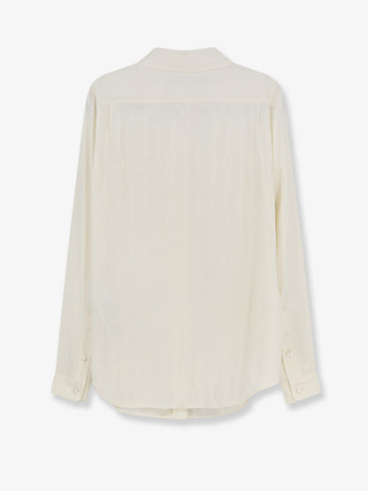Silk shirt with iconic print thumbnail