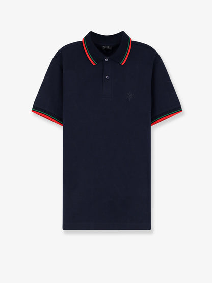 Cotton polo shirt with embroidered logo on the front thumbnail