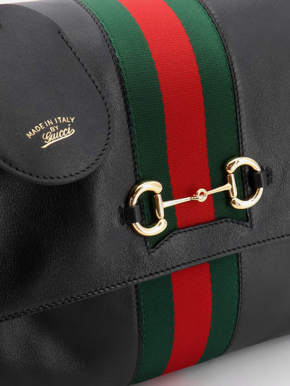 Paparazzo leather handbag with front Web detail thumbnail
