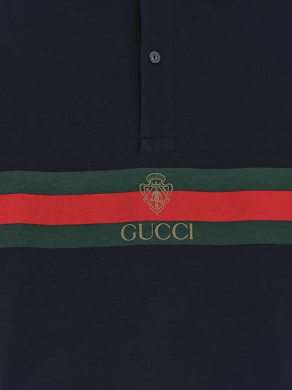 Cotton polo shirt with Web print on the front thumbnail