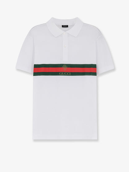 Cotton polo shirt with Web print on the front thumbnail
