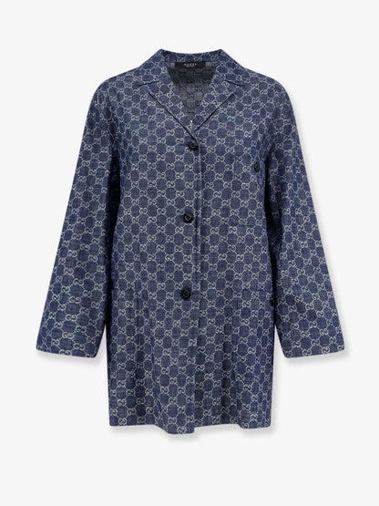 Cotton shirt with all-over GG motif thumbnail