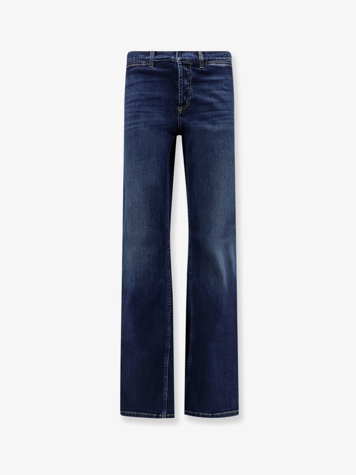 Jeans in blue denim con profili Nastro Web
