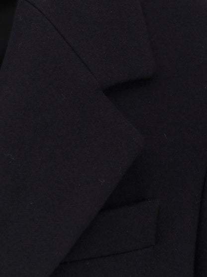 Virgin wool coat with satin lining thumbnail