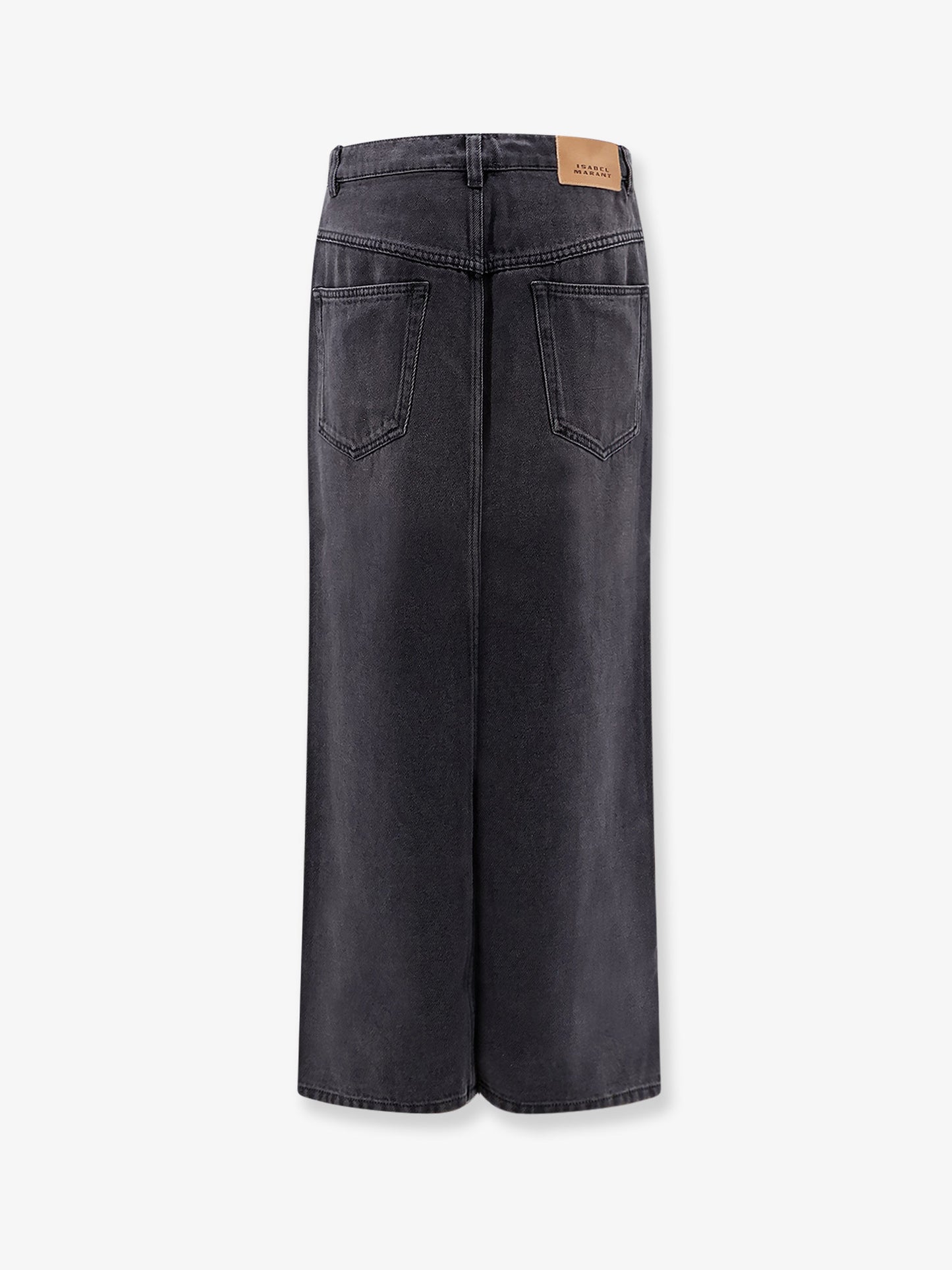 Faharia black denim skirt
