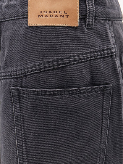 Faharia black denim skirt thumbnail