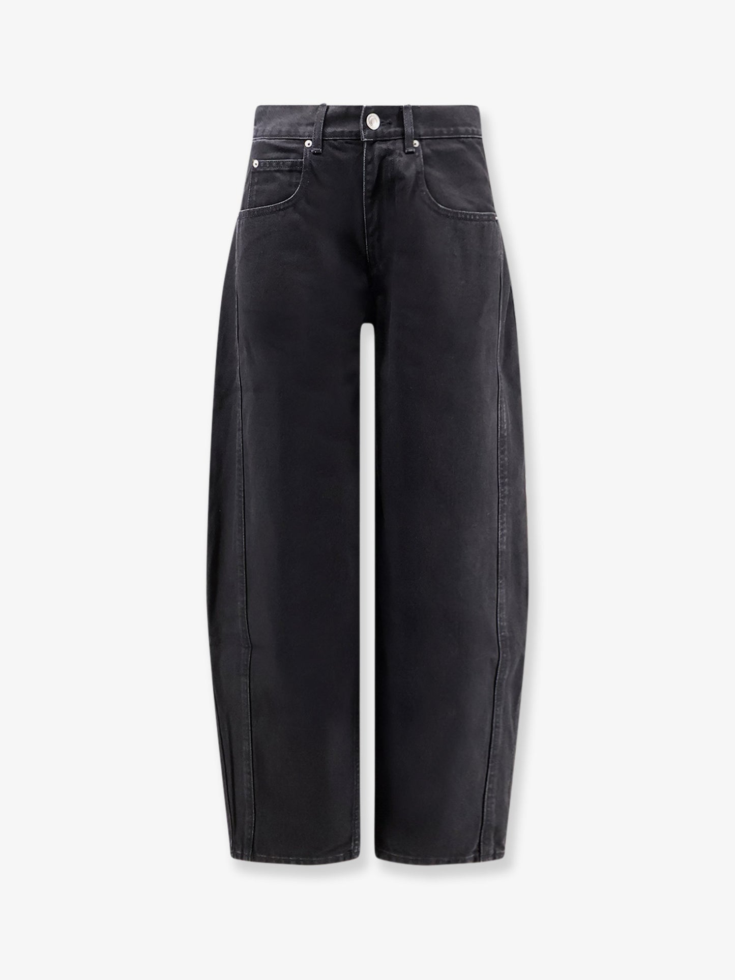 Pantaloni Oriane in black denim