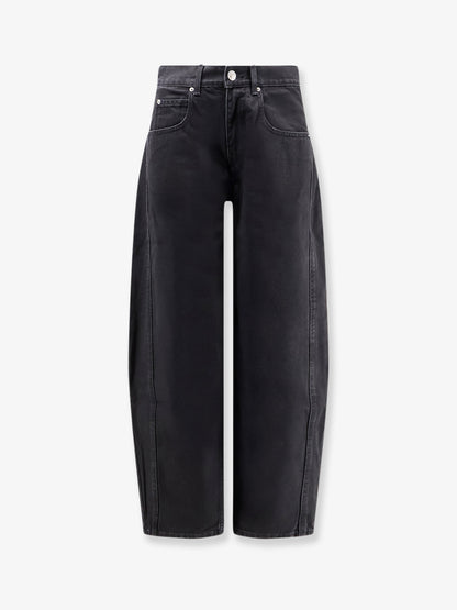 Pantaloni Oriane in black denim thumbnail