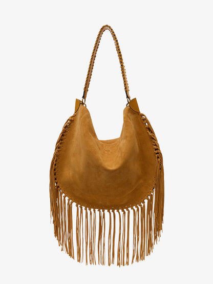 Oskan suede shoulder bag thumbnail