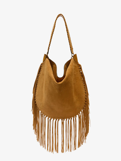 Oskan suede shoulder bag thumbnail