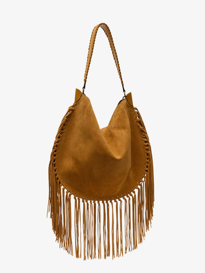 Oskan suede shoulder bag thumbnail