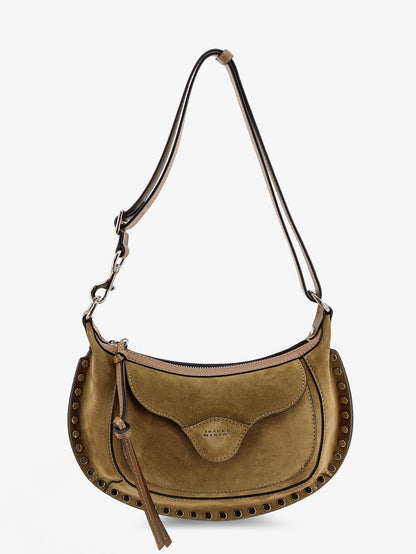 Borsa a spalla Oskan Moon in suede thumbnail