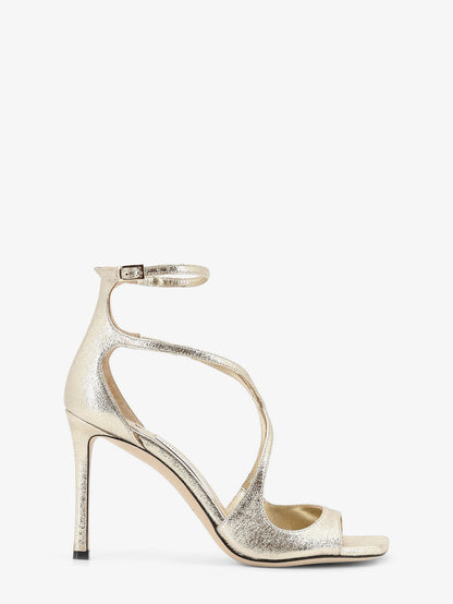 Azia glittered leather sandals thumbnail