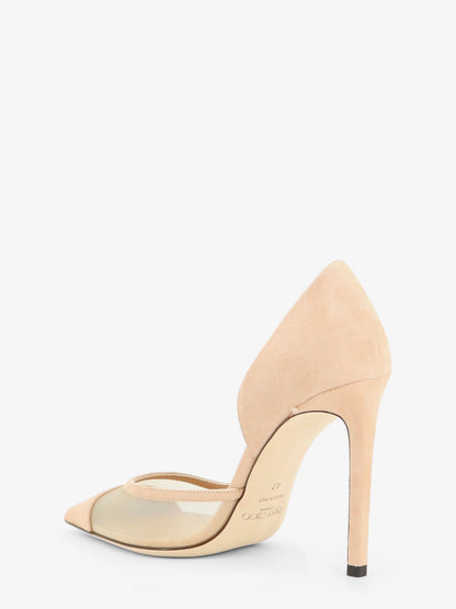 Brigitte voile and suede décolleté thumbnail