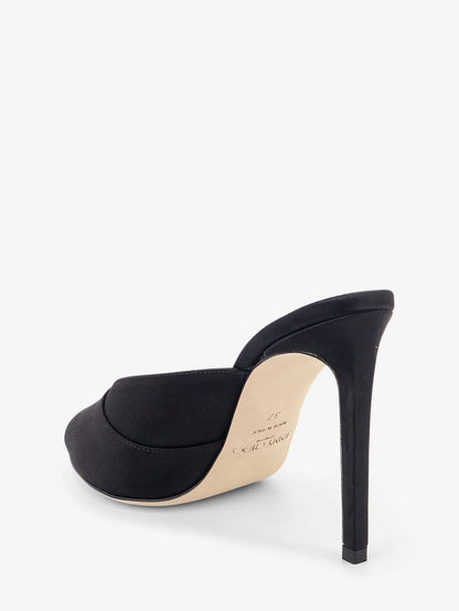 Brigitte Mule 100 satin sandals thumbnail