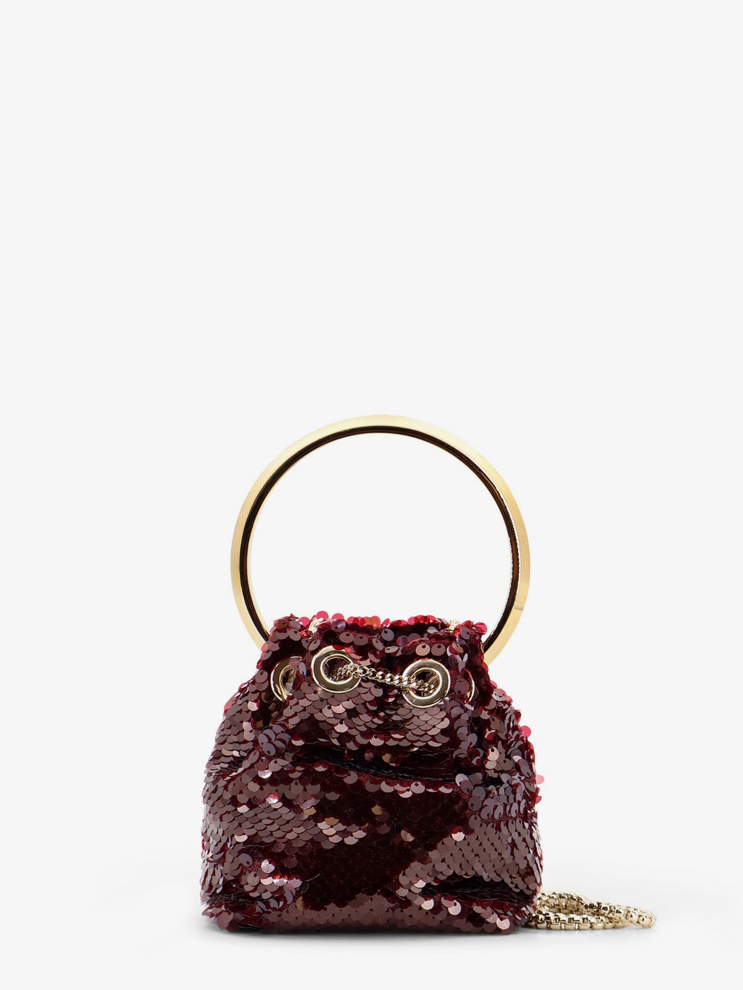 Micro BonBon crossbody bag with all-over sequins