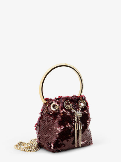 Micro BonBon crossbody bag with all-over sequins thumbnail