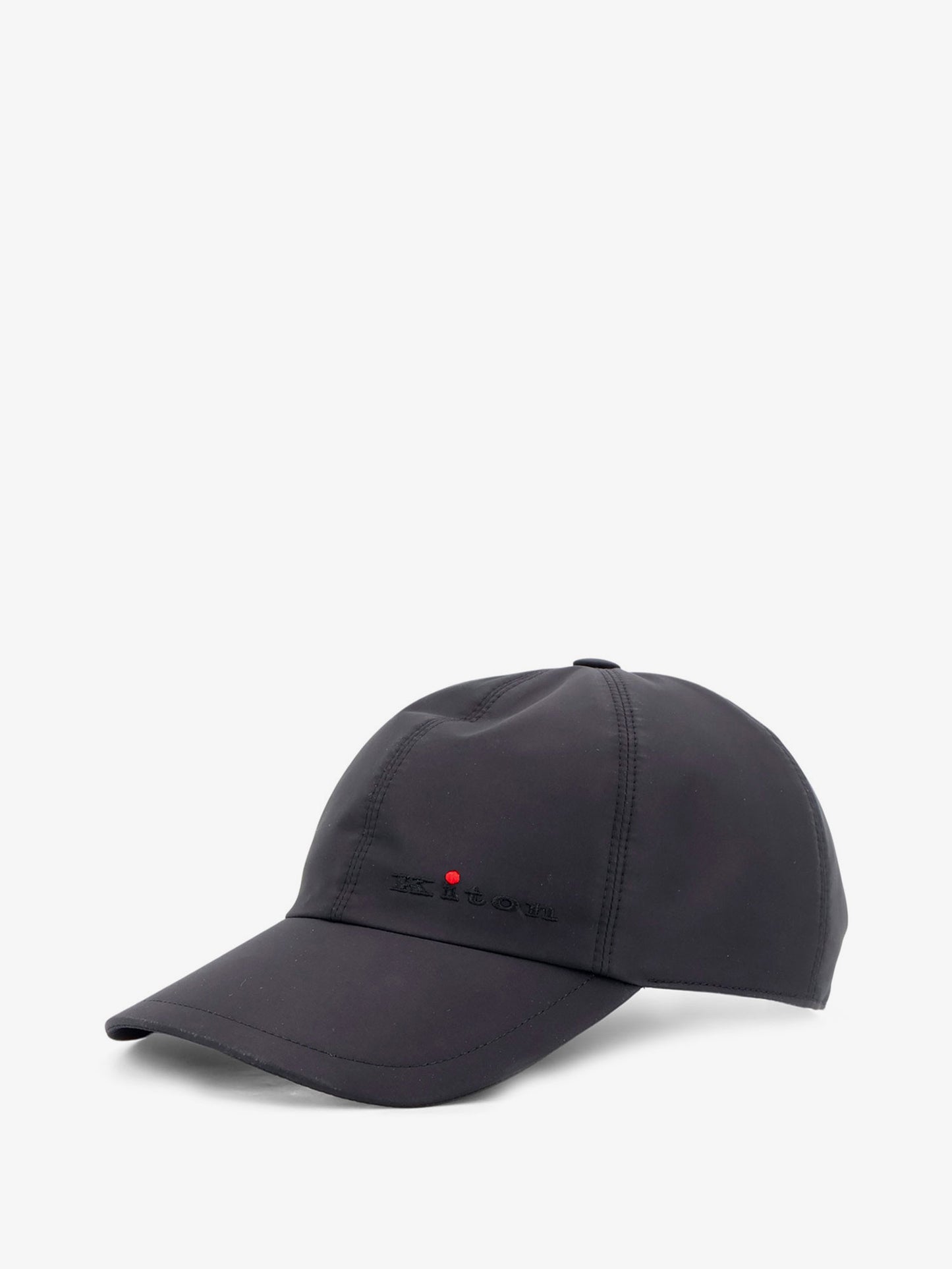 Nylon hat with embroidered logo on the front