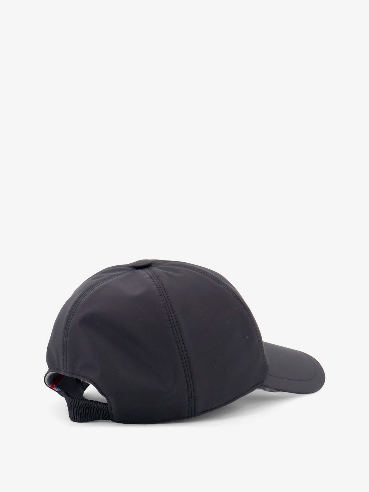 Nylon hat with embroidered logo on the front