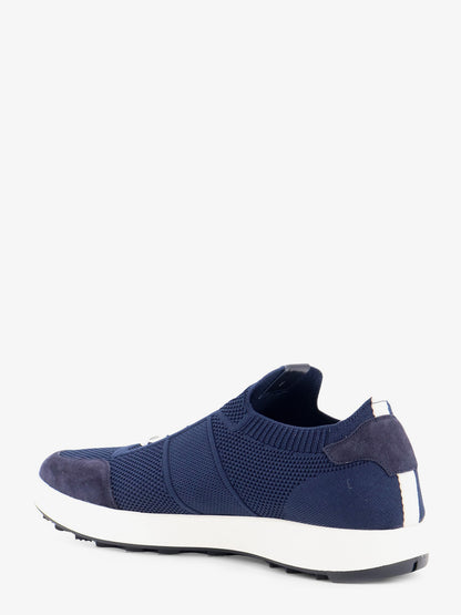 Knitted fabric sneakers with suede inserts thumbnail