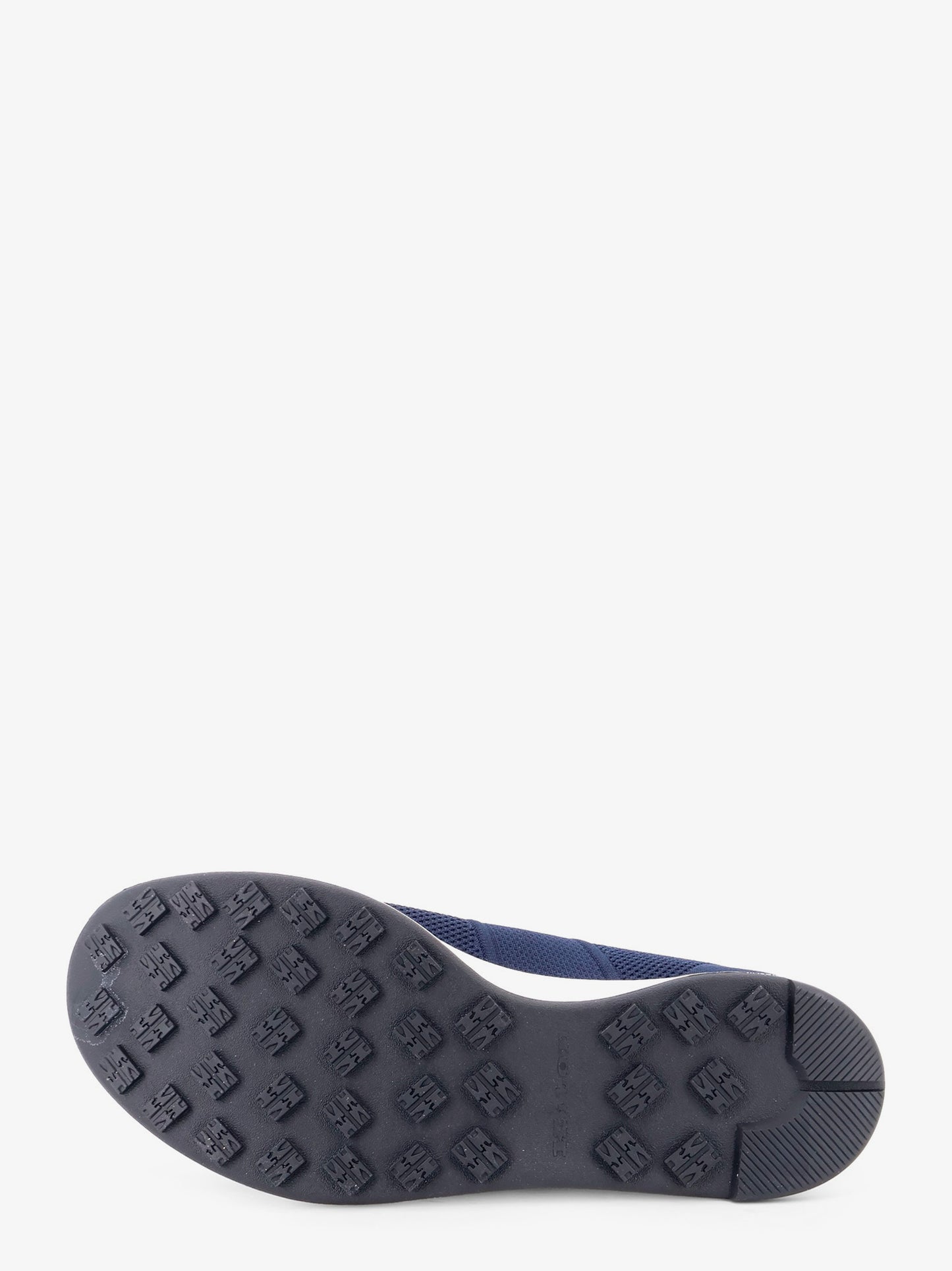 Knitted fabric sneakers with suede inserts