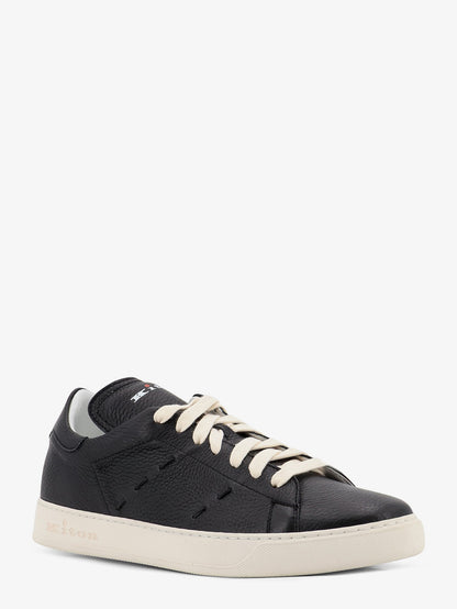 Leather sneakers with iconic side stitching thumbnail