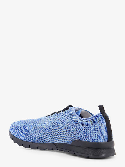 Knitted fabric sneakers with embroidered logo thumbnail