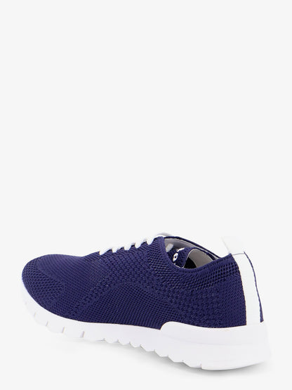 Knitted fabric sneakers with embroidered logo thumbnail