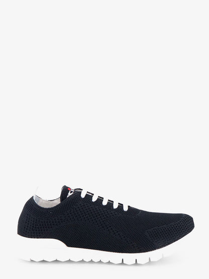 Knitted fabric sneakers with embroidered logo thumbnail