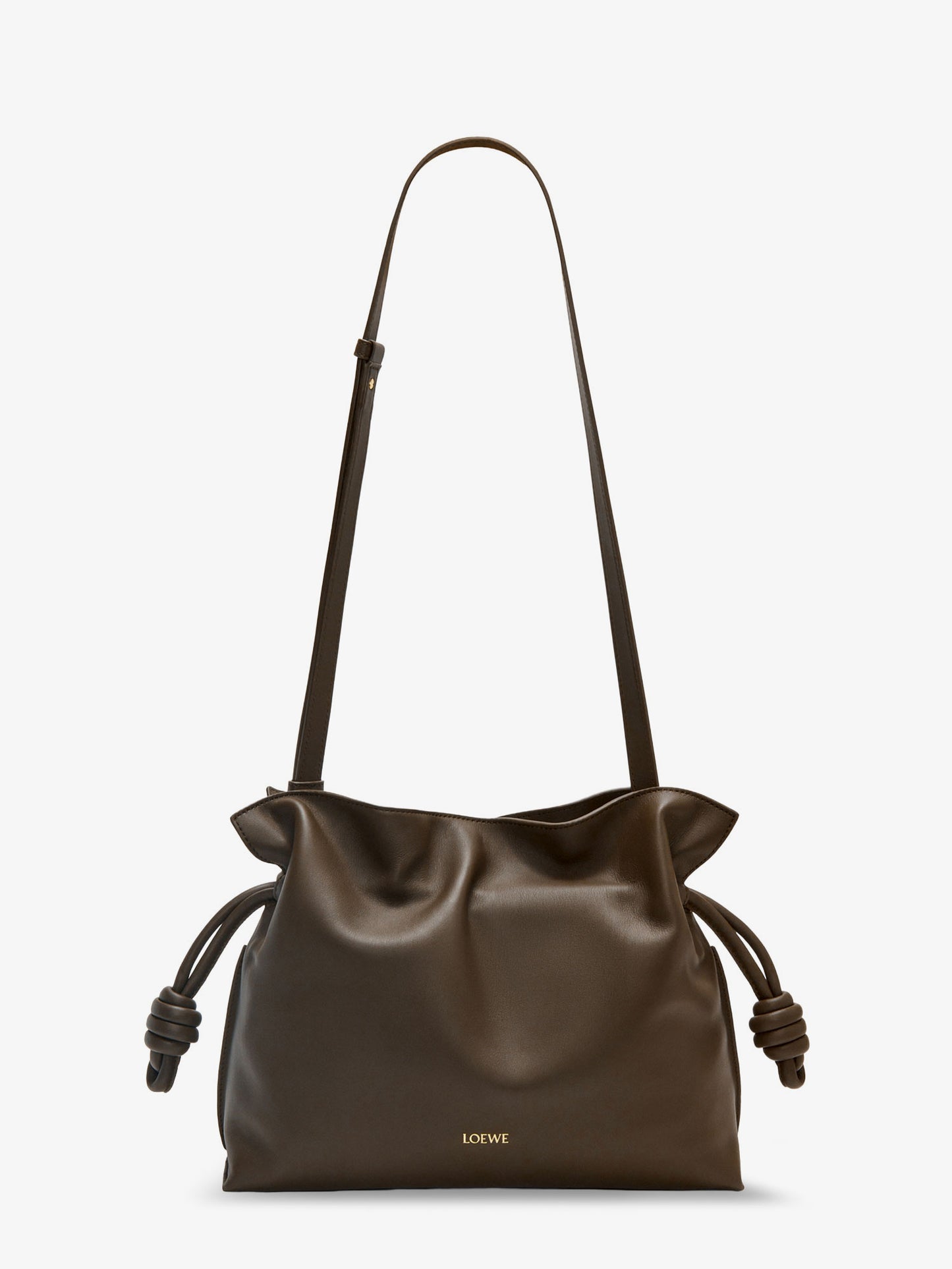Flamenco leather clutch bag