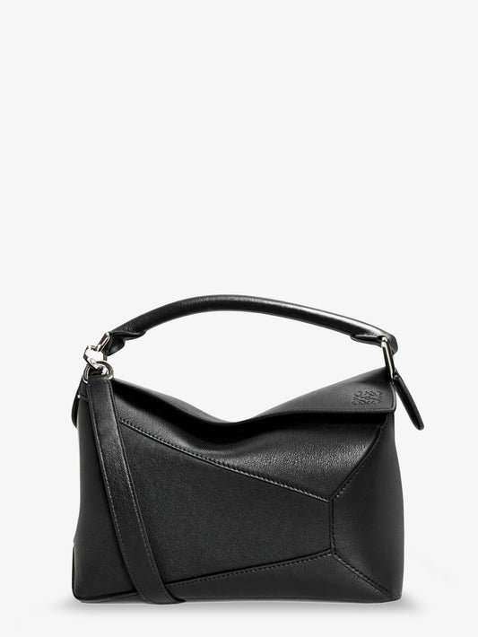 Puzzle Edge leather handbag with engraved Anagram logo