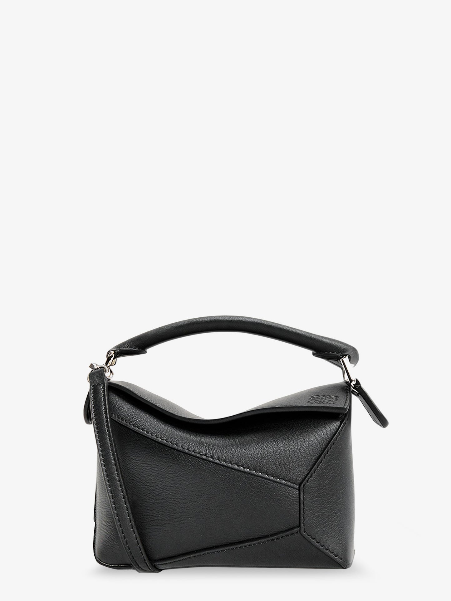Puzzle Edge Leather Handbag