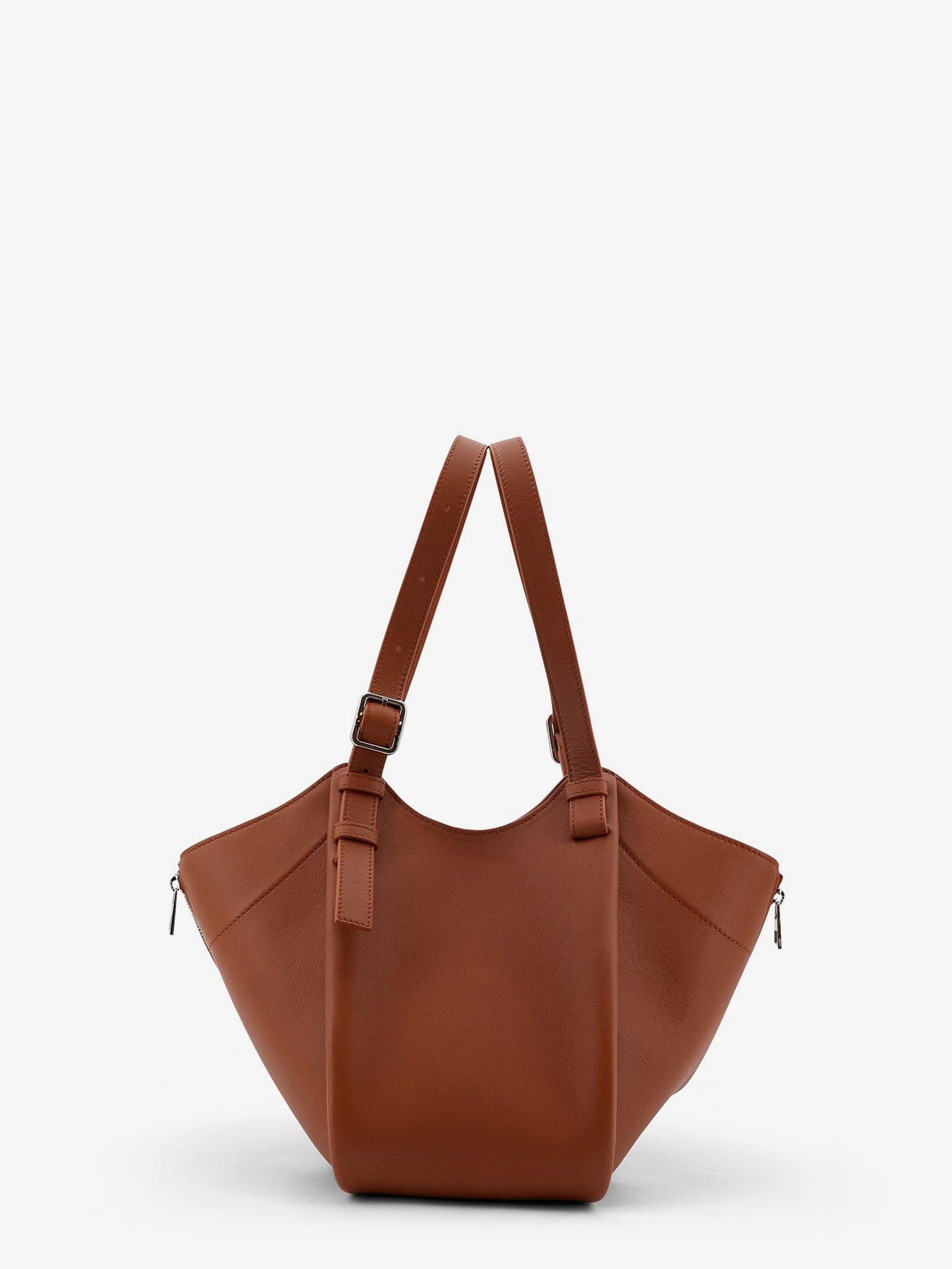 Borsa a mano Hammock Flip in pelle con logo lettering frontale