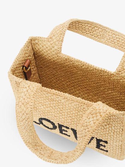 Paula's Ibiza -Loewe Front Mini Raffia Handbag thumbnail