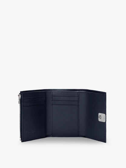 Anagram leather wallet with front logo thumbnail