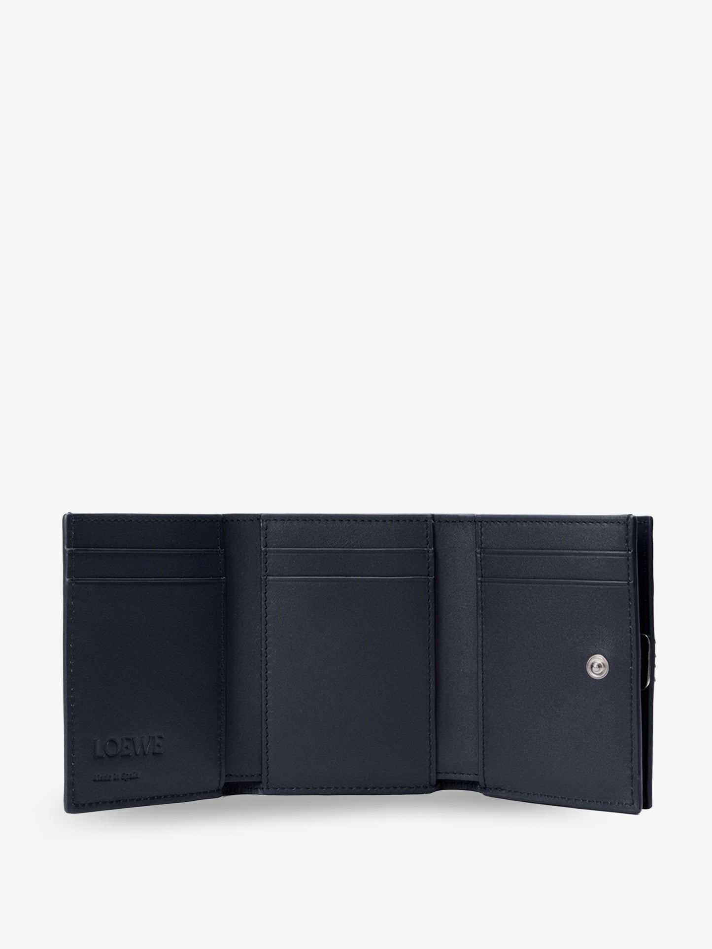 Portafoglio trifold Anagram in pelle
