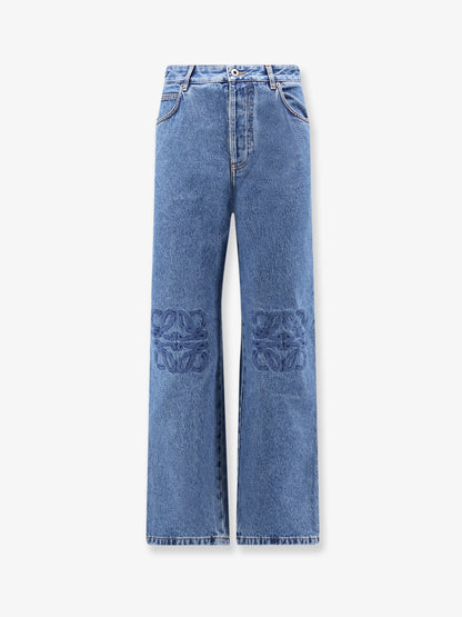 Jeans Anagram Baggy con ricamo frontale thumbnail