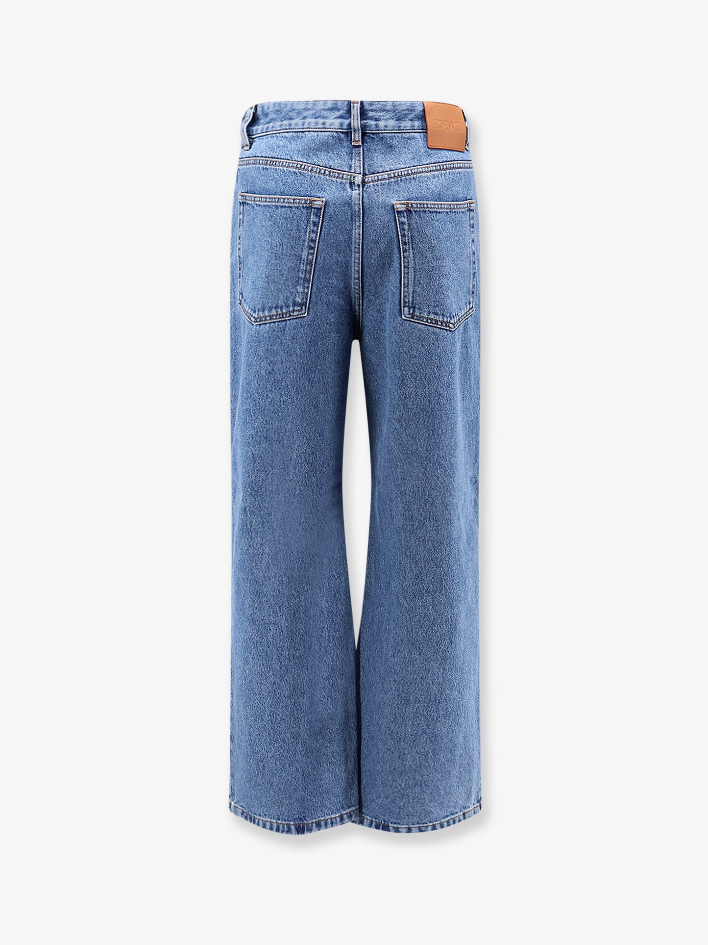 Jeans Anagram Baggy con ricamo frontale